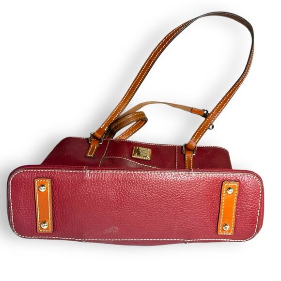 Dooney and Bourke Pebble Grain Small Lexington in Bordeaux - Picture 5 of 9